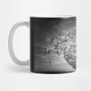 Summer Breeze Dandelion (Noir Texture) Mug